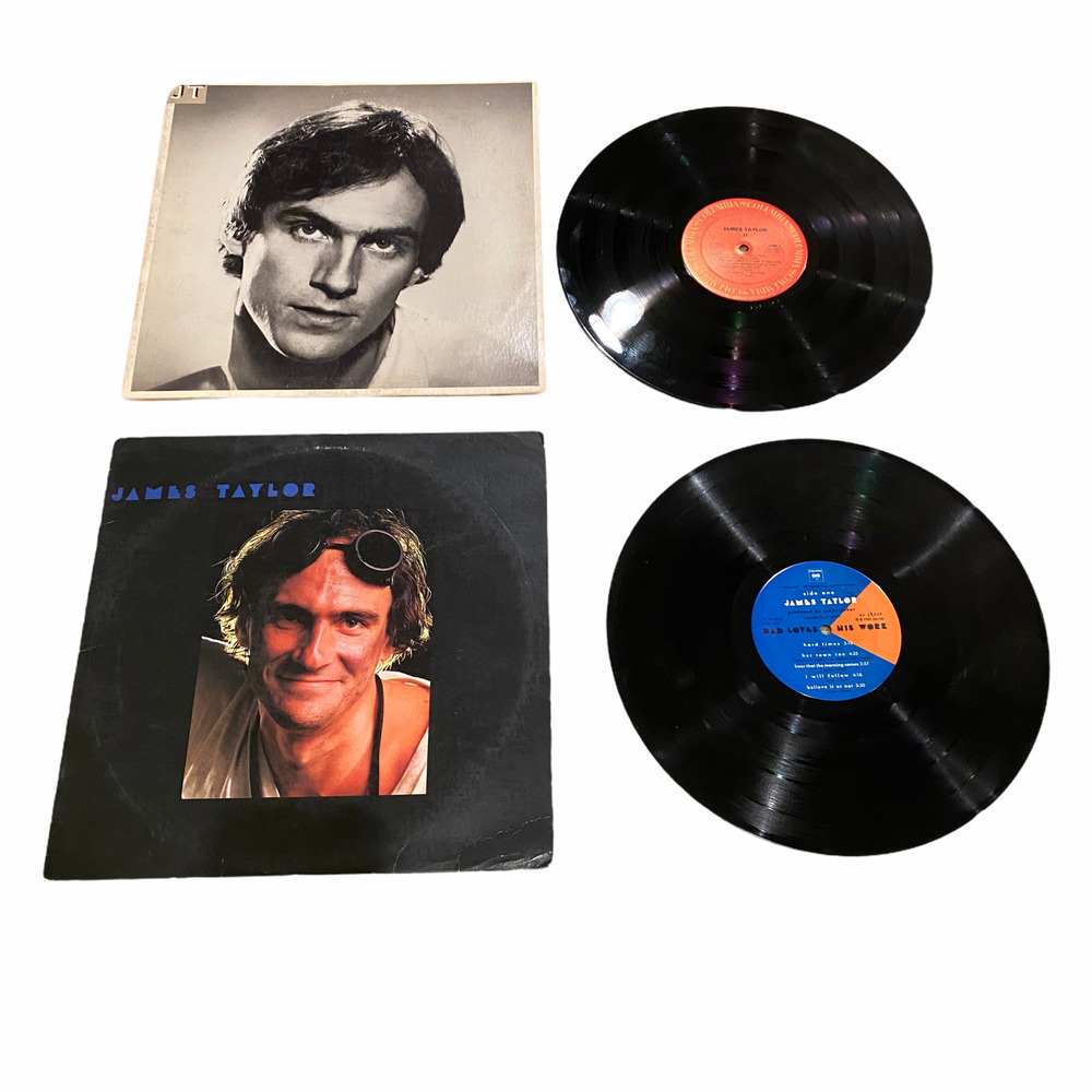 LP Record James Taylor Lot of 2
